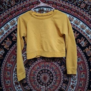Forever 21 Cropped Crewneck Sweater